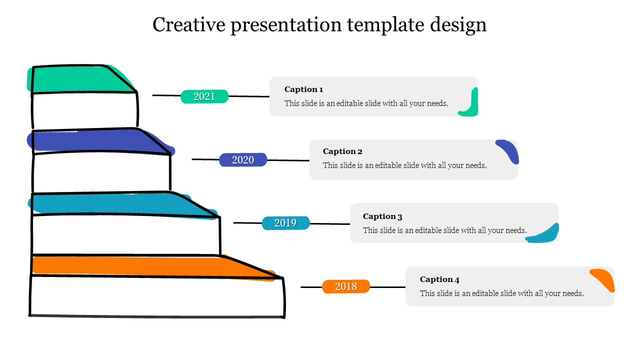creative presentation template design